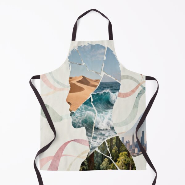 Item preview, Elemental Self – Segmented Silhouette with Nature and Cityscapes designed and sold by Cristhian Almanza.