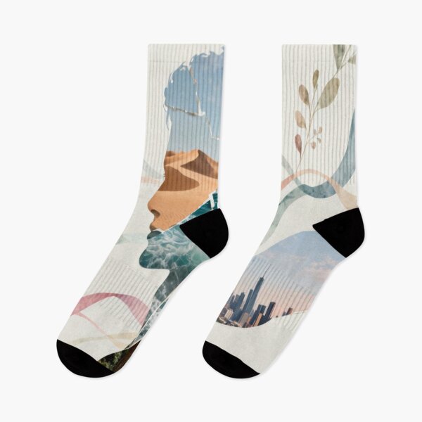 Item preview, Elemental Self – Segmented Silhouette with Nature and Cityscapes designed and sold by Cristhian Almanza.