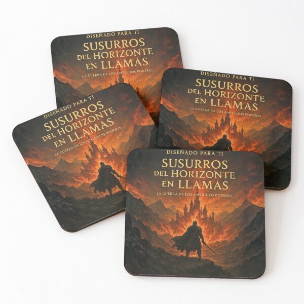 Item preview, Epic Fantasy Notebook – Whispers Between Fire and Ruins designed and sold by Anomaly 404 Error.