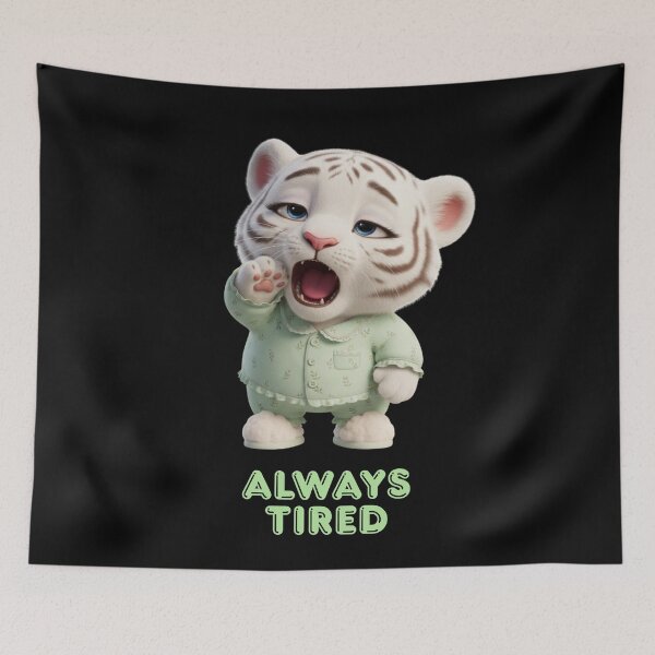Item preview, Sleepy Tiger 2 designed and sold by Viki’s Visions.