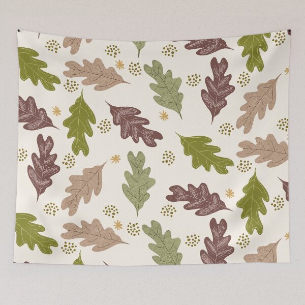 Item preview, Earthly Rhythm: Hand-Drawn Boho Botanical Leaves designed and sold by  Boho Vibes Studio.