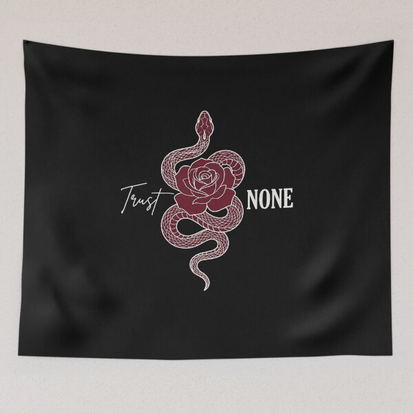Item preview, Trust None Snake & Rose designed and sold by AdyKurniawan.