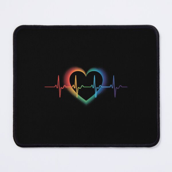 Item preview, CSD Gay Pride Love Wins Queer Rainbow Heartbeat LGBT designed and sold by IdunayaStore.