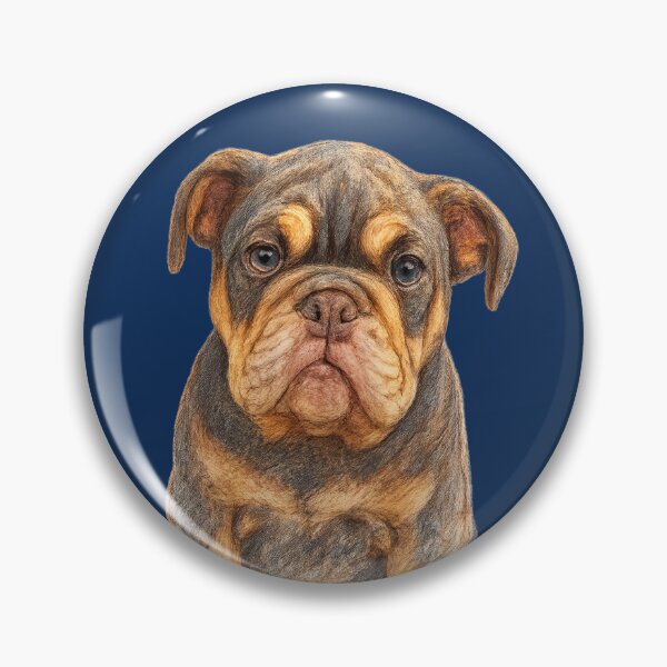 Item preview, Cachorro de bulldog chocolate y canela designed and sold by Juzzy72.