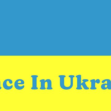 Artwork thumbnail, Peace In Ukraine by Normbot2000