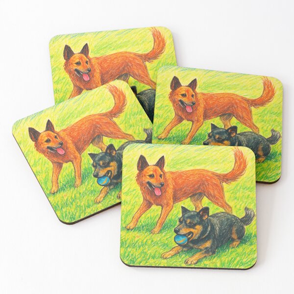 Item preview, Two lively cattle dogs designed and sold by Juzzy72.