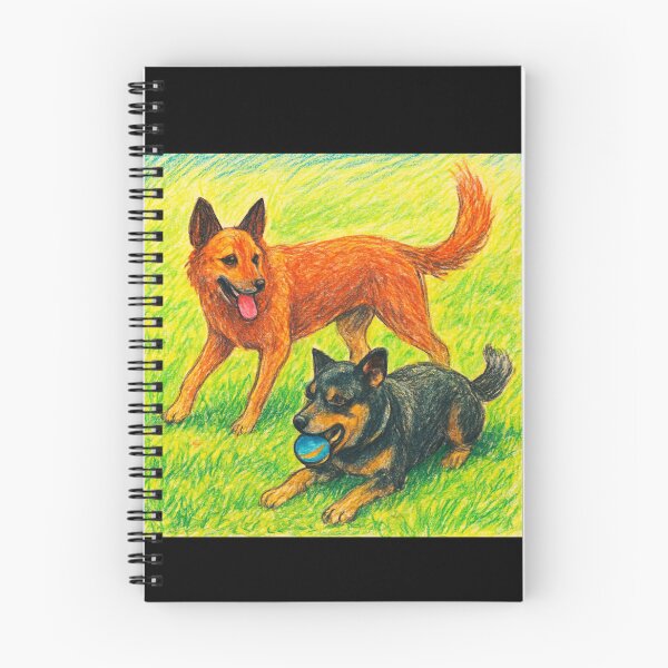 Item preview, Two lively cattle dogs designed and sold by Juzzy72.