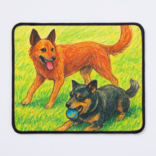 Item preview, Two lively cattle dogs designed and sold by Juzzy72.