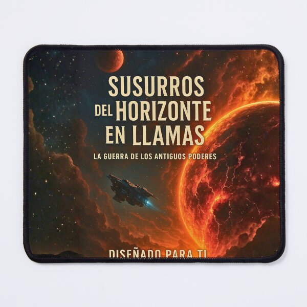 Item preview, Sci-fi Notebook – Spaceship on a collision course of burning planets designed and sold by Anomaly 404 Error.