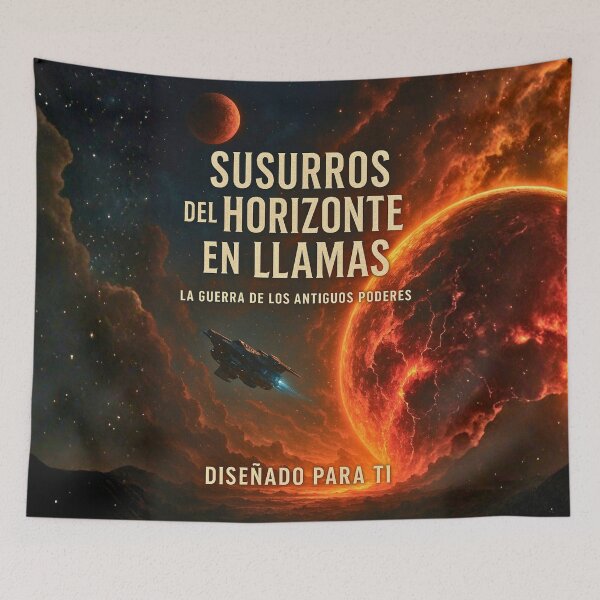 Item preview, Sci-fi Notebook – Spaceship on a collision course of burning planets designed and sold by Anomaly 404 Error.