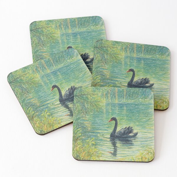 Item preview, Swan enjoying a swim designed and sold by Juzzy72.