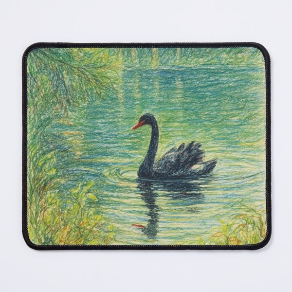 Item preview, Swan enjoying a swim designed and sold by Juzzy72.