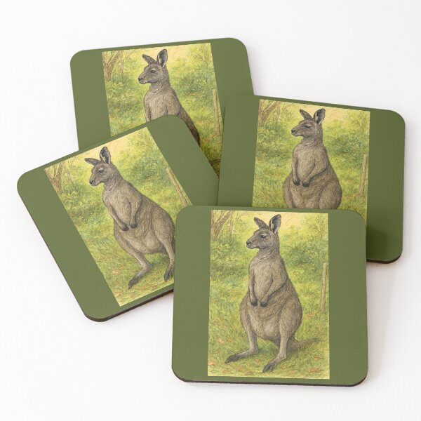Item preview, Kangaroo in the backyard designed and sold by Juzzy72.