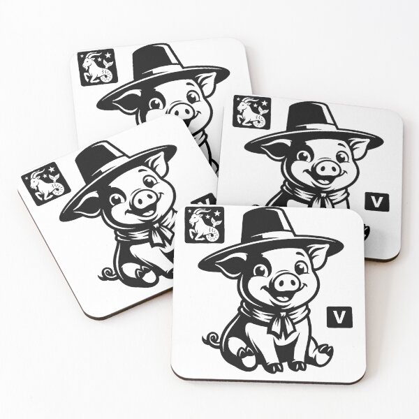 Item preview, 1995 Winter Born: The Capricorn Pig & V designed and sold by Kz(k-zodiac).