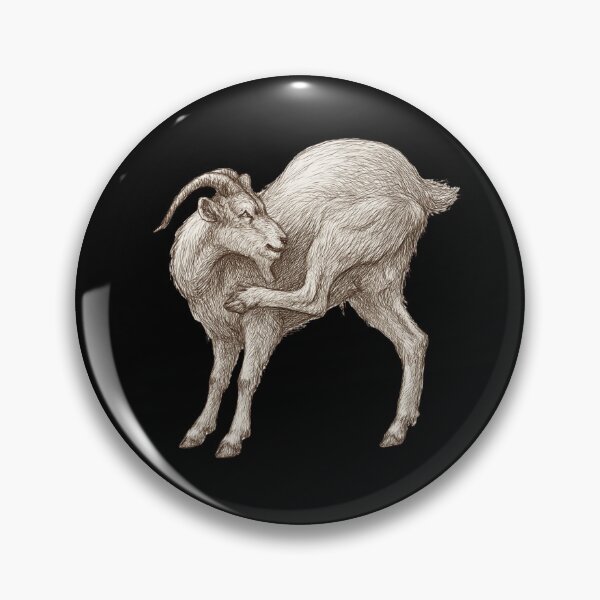 Item preview, Mountain Goat having a scratch  designed and sold by Juzzy72.