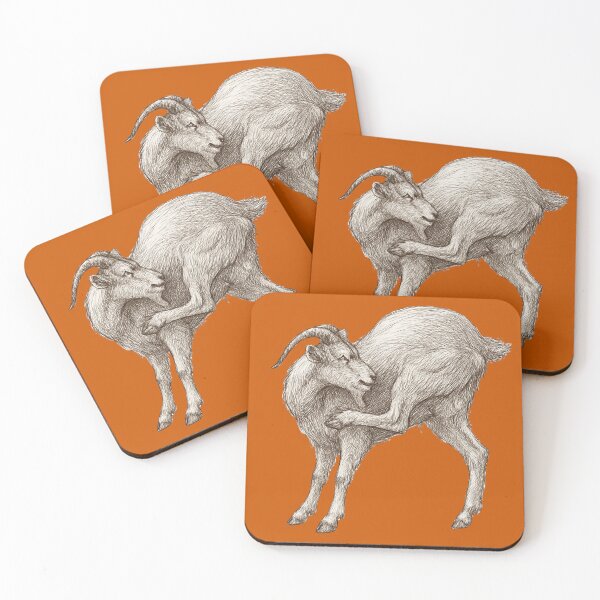 Item preview, Mountain Goat having a scratch  designed and sold by Juzzy72.
