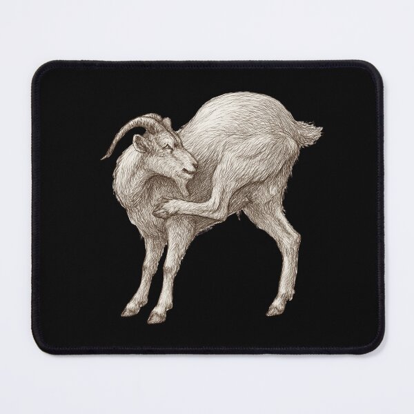 Item preview, Mountain Goat having a scratch  designed and sold by Juzzy72.