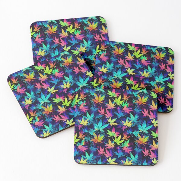 Item preview, Funky Skunky Neon Leaves designed and sold by dangermouth.
