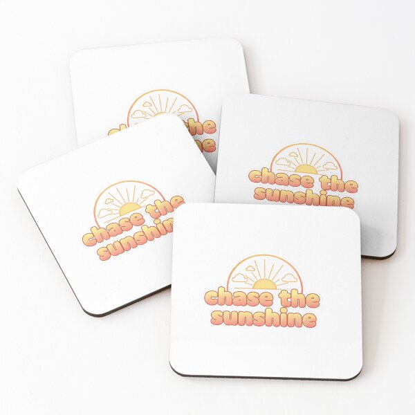 Item preview, Chase the Sunshine – Retro Cute Aesthetic Sun Sticker designed and sold by lulabellestore.