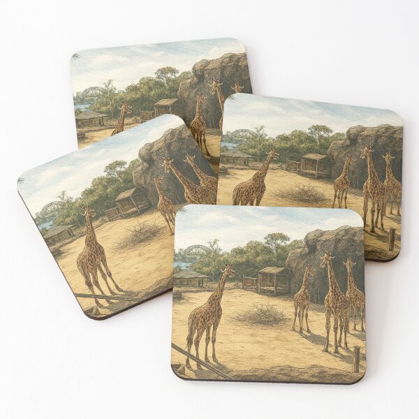 Item preview, Giraffes at Zoo designed and sold by Juzzy72.