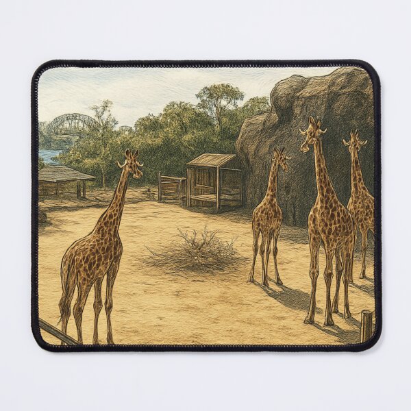 Item preview, Giraffes at Zoo designed and sold by Juzzy72.