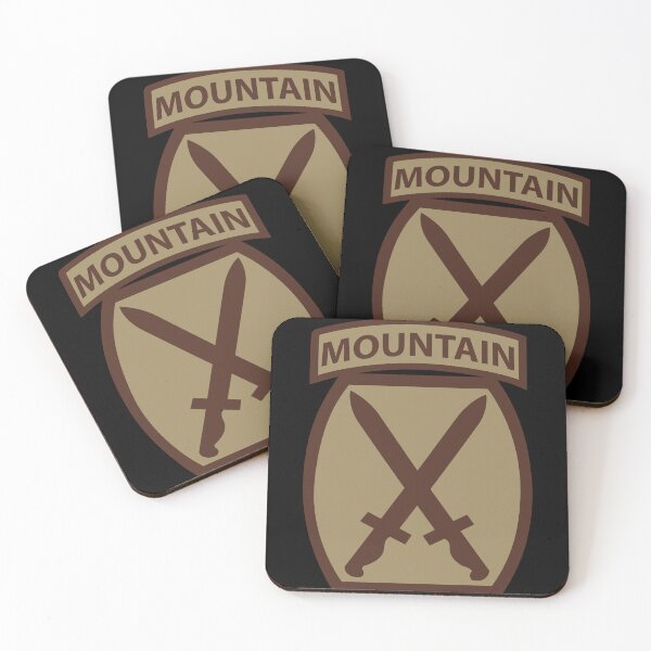 Item preview, Army - SSI - 10th Mountain Division - Subdued Desert X 300 designed and sold by Military Insignia Products.