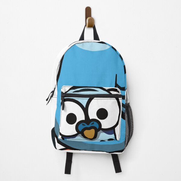 Item preview, Wide eyed blue bugdgie cartoon designed and sold by ClumsyCat.