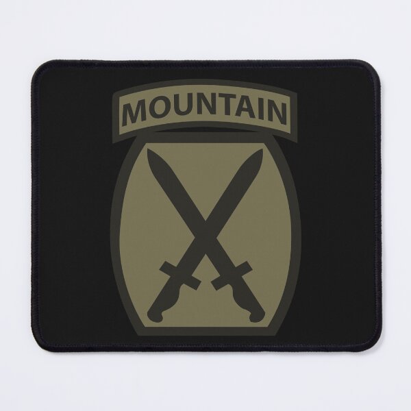 Item preview, Army - SSI - 10th Mountain Division - Subdued X 300 designed and sold by Military Insignia Products.