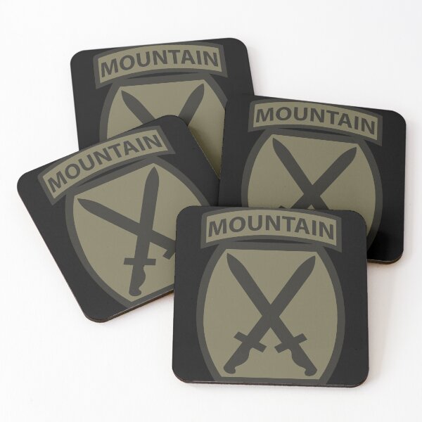 Item preview, Army - SSI - 10th Mountain Division - Subdued X 300 designed and sold by Military Insignia Products.