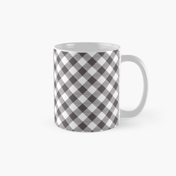 Item preview, Watercolor Diagonal Gingham Pattern – Soft Black Minimal Check designed and sold by SakuraWaStyle.