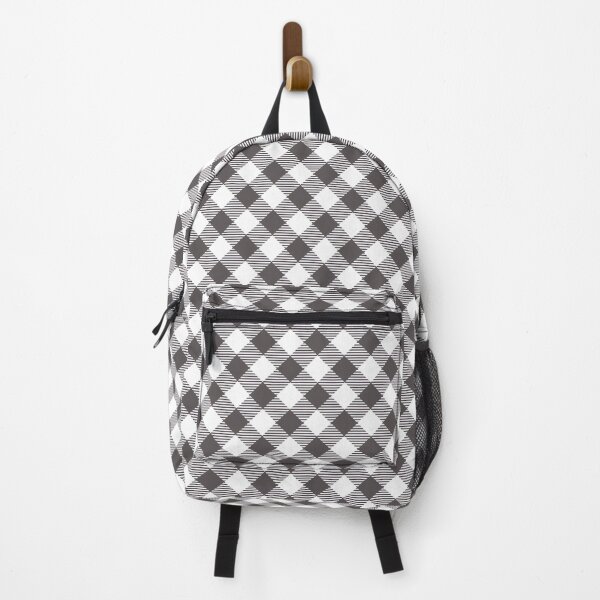 Item preview, Watercolor Diagonal Gingham Pattern – Soft Black Minimal Check designed and sold by SakuraWaStyle.