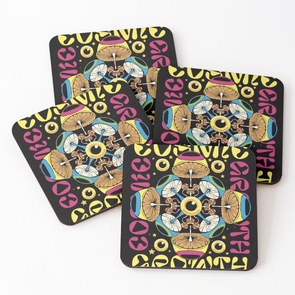 Item preview, Cosmic Growth Psychedelic Mushroom Art designed and sold by EliteWear212.
