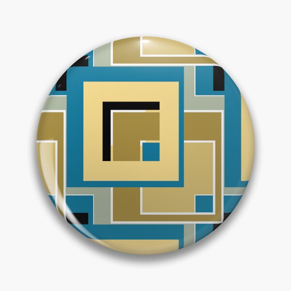 Item preview, Abstract modern squares seamless pattern retro colors designed and sold by fuzzyfox.