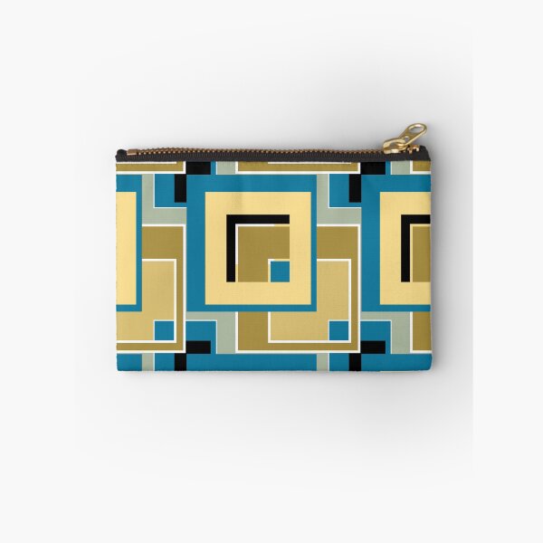 Item preview, Abstract modern squares seamless pattern retro colors designed and sold by fuzzyfox.