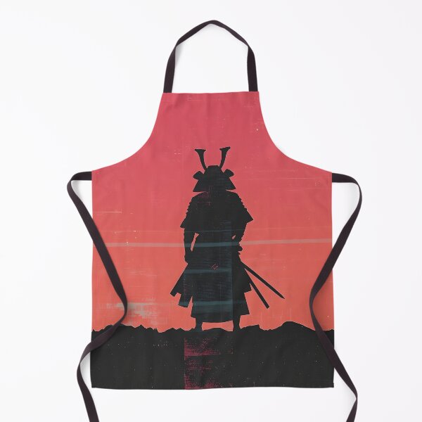Item preview, Glitch Art Samurai – Retro VHS Warrior Aesthetic designed and sold by ThePixelArchive.