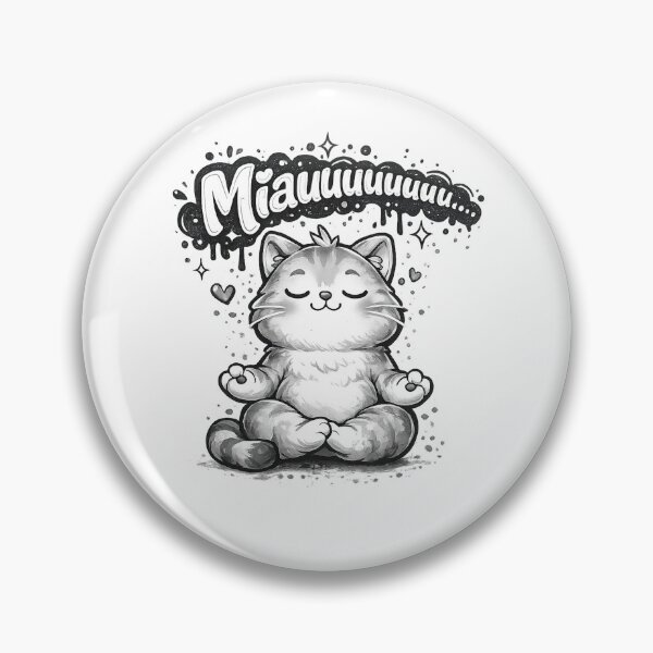 Item preview, Kitten meditating designed and sold by MyArtMagazine.