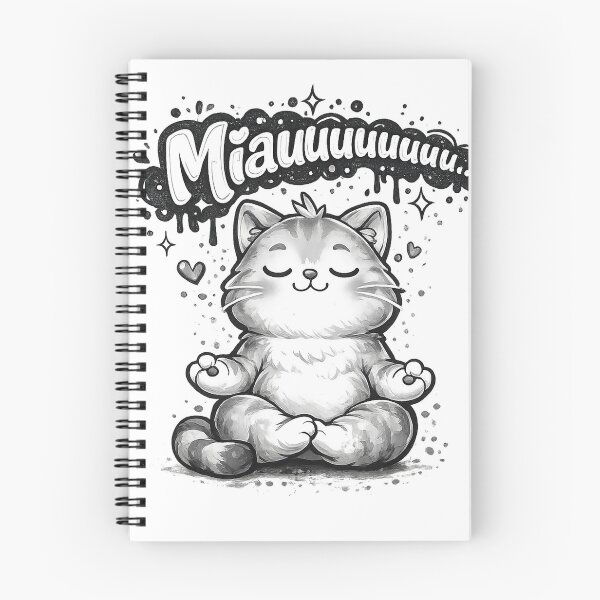 Item preview, Kitten meditating designed and sold by MyArtMagazine.