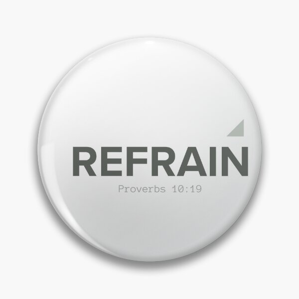 Item preview, Refrain proverbs 10:19 transparent designed and sold by Undonemadenew.
