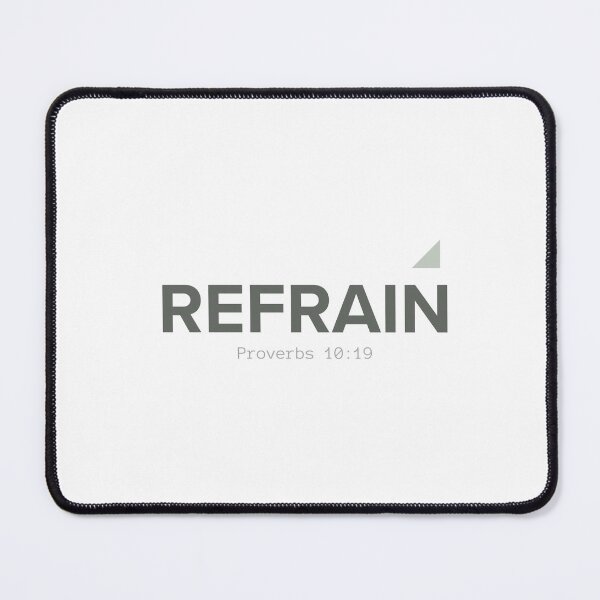 Item preview, Refrain proverbs 10:19 transparent designed and sold by Undonemadenew.