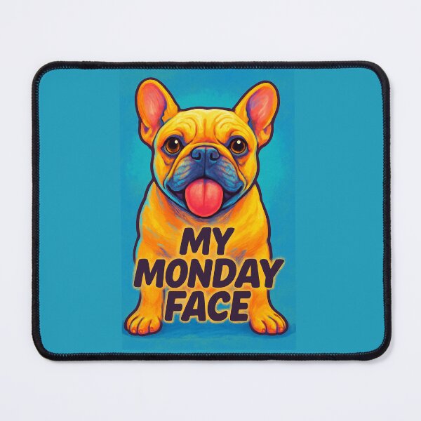 Item preview, My Monday Face - Frenchie designed and sold by Juzzy72.