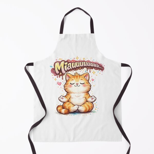 Item preview, Cute kitten meditating. designed and sold by MyArtMagazine.