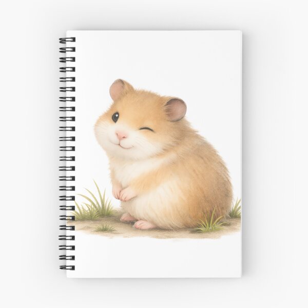 Item preview, Winking Hamster – Sweet Storybook Animal  designed and sold by FunscapeHQ.