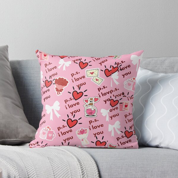 Item preview, P.S. I Love You - Romantic Valentine’s Sticker Pattern designed and sold by Akira Design Store.