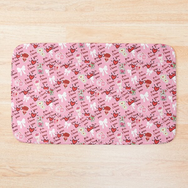 Item preview, P.S. I Love You - Romantic Valentine’s Sticker Pattern designed and sold by Akira Design Store.