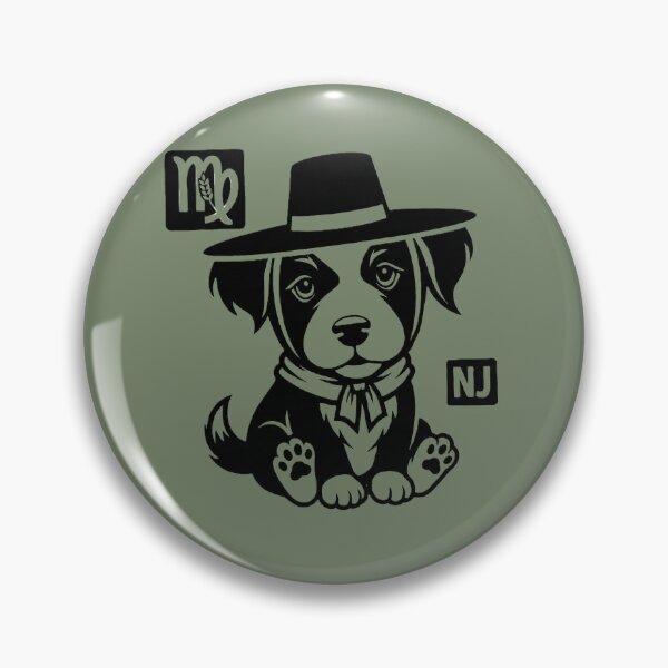 Item preview, 1994 Autumn Born: The Virgo Dog & NJ designed and sold by Kz(k-zodiac).