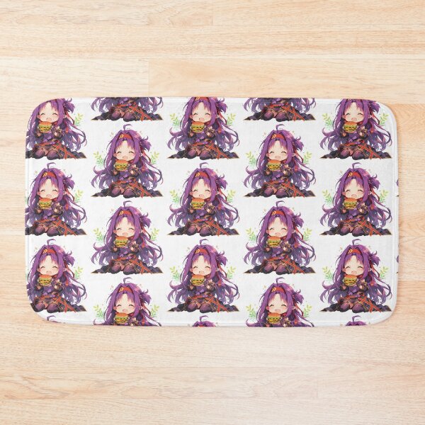 Item preview, Yuuki Sword Art Online Anime Girl Kawaii Chibi Burger Joy Spark Moment designed and sold by mildaclairmo.