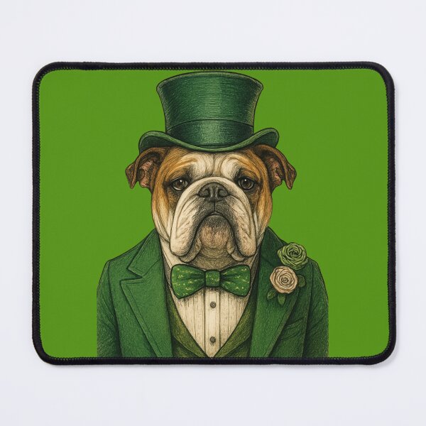 Item preview, Bulldog St Patrick's Day designed and sold by Juzzy72.