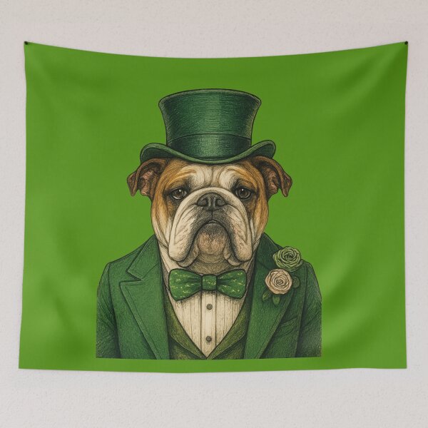 Item preview, Bulldog St Patrick's Day designed and sold by Juzzy72.