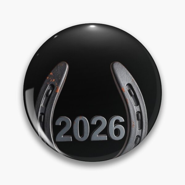 Item preview, Rustic Horseshoe 2026 Symbol of Luck Strength and New Beginnings designed and sold by PixelVibe782.
