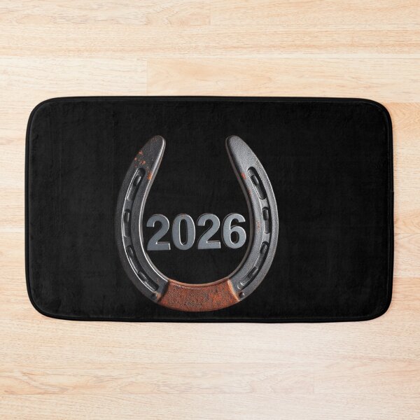 Item preview, Rustic Horseshoe 2026 Symbol of Luck Strength and New Beginnings designed and sold by PixelVibe782.